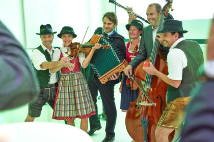 Musikanten beim Steiermarkempfang © ICS