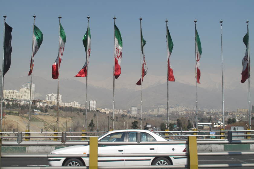 Fahnen Iran &copy;&nbsp;ICS