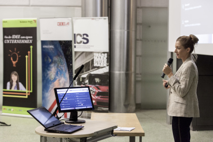 Technology Pitch Teilnehmerin &copy;&nbsp;ICS, Nikola Milatovic