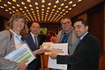 Reger Austausch bei der Steiermark-Präsentation &copy;&nbsp;ICS