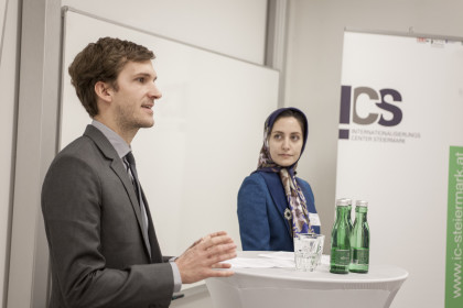 Workshop mit Christohper Fleck und Nafiseh Payani © ICS