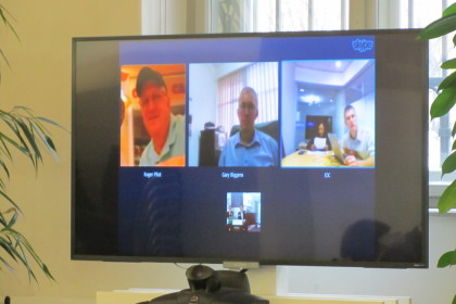 Skype Zuschaltung &copy;&nbsp;ICS
