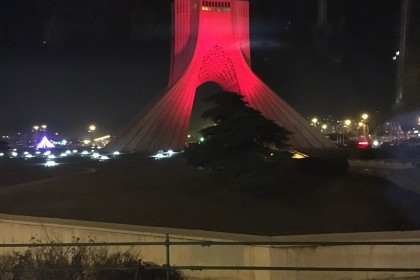 Azadi Tower, Teheran bei Nacht &copy;&nbsp;ICS, Markus Hauser