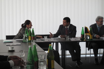 Mag. Ahlgrimm-Siess im Gespräch mit Botschafter &copy;&nbsp;ICS