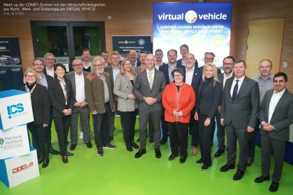 &copy;&nbsp;ICS Meet-up der COMET-Zentren mit den Wirtschaftsdelegierten aus Nord-, West- und Südeuropa am VIRTUAL VEHICLE in Graz, 26.11.2025